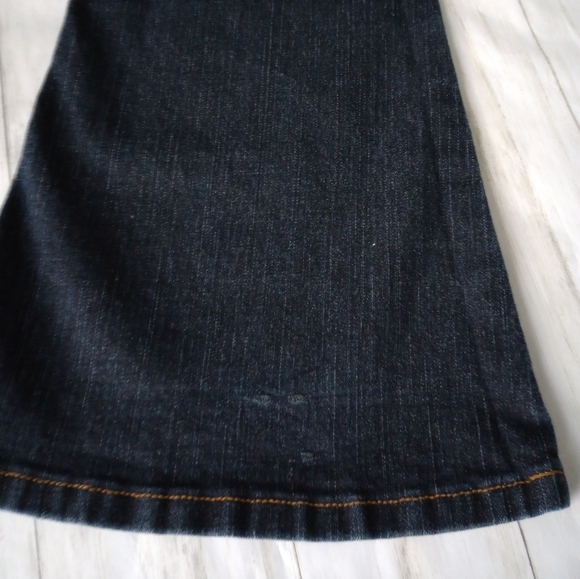 Apollo Jeans women zipper size 7/8 wide  leg  no pockets  color bue  pre owmed - Picture 7 of 10